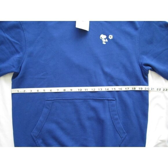 New W/ Tag 2020 Levi's x Peanuts Relaxed Snoopy Blue Pullover Hoodie Size S - Picture 4 of 9